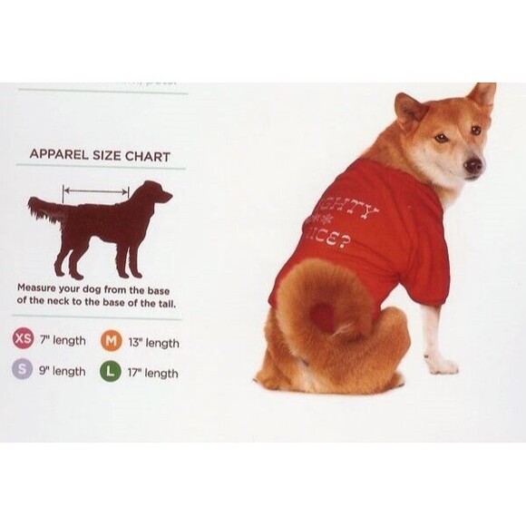 New Red Devil Dog Costume Martha Stewart Pets Halloween Outfit Small T-Shirt Tee - Picture 6 of 6
